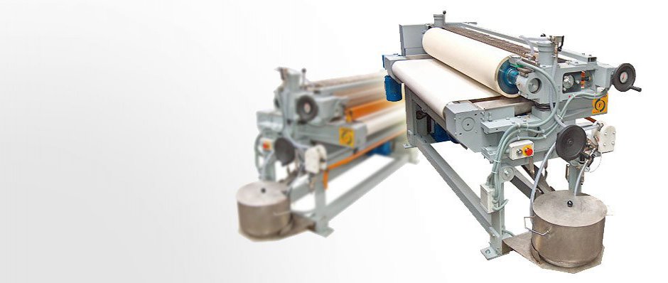 devices for applying varnish glue grinders brushing machines Poland
